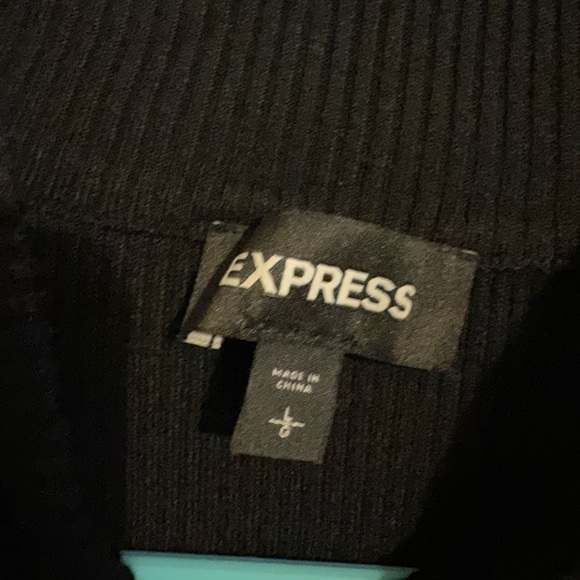 Express women’s long sleeve turtleneck top large - Picture 2 of 3